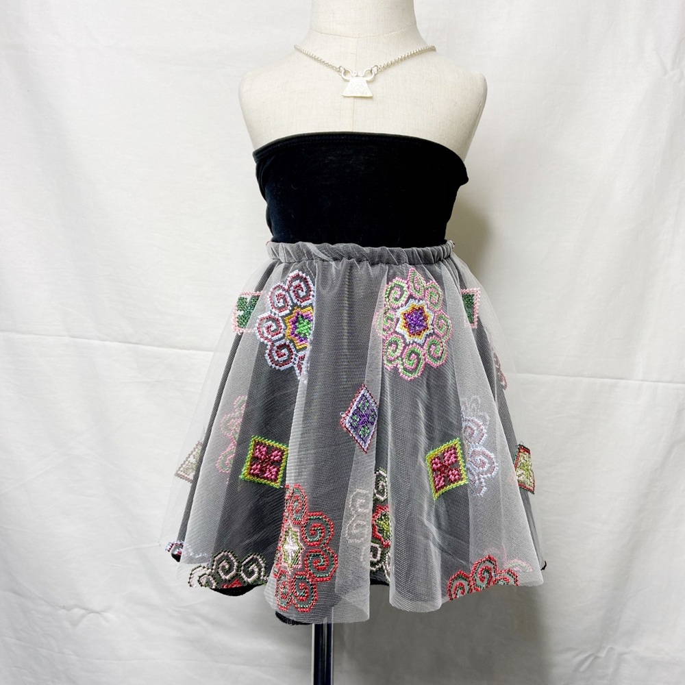 🌸 Hmong inspired toddler skirt